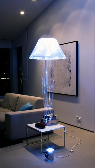 Illustration for article titled Illuminant Lamp is Like a Creepy Hovering Jellyfish